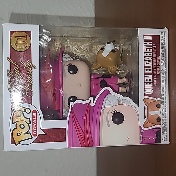 Funko Pop Royals Queen Elizabeth II 01 Vinyl Figure The Royal Family Exclusive - Picture 3 of 9